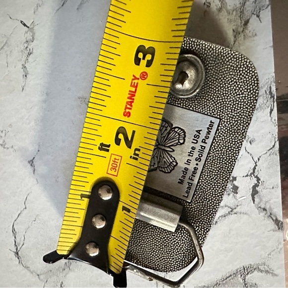 Red Glitter Western cowgirl Belt Buckle Repurposed Rockabilly OOAK Resined 1973 - Picture 7 of 11